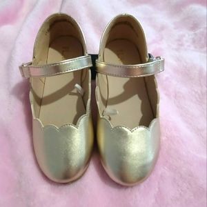 Gold girl shoes
